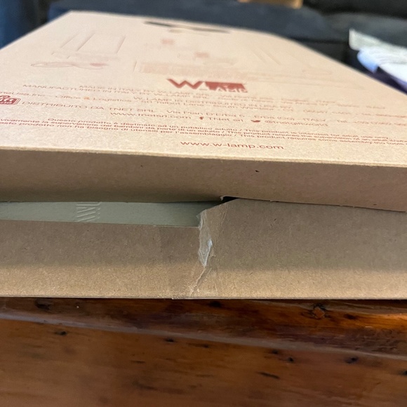 Paper Art Table Lamp - Light box lamp -Starry night on lake scene - Picture 11 of 11